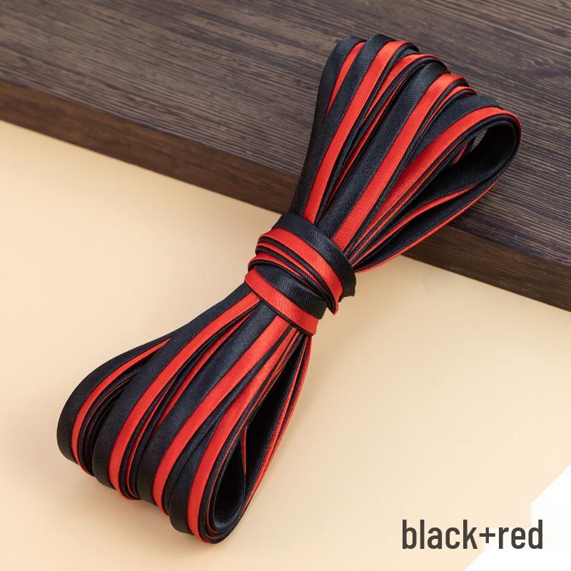 Hengmeihe Cheongsam Saténové lemování - 1 cm Pásky lemování v barvě pro oděvní doplňky