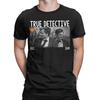 T-shirt Estive True Detective Rust Cohle Marty Hart Hippie 100% Cotone per Uomo Y2K Retro Pattern Manica Corta