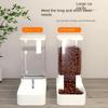 A1A Dog Automatic Feeder Transparent Automatic Gravity Cat Water Bowl High Capacity Food Storage  Container Cat And Dog
