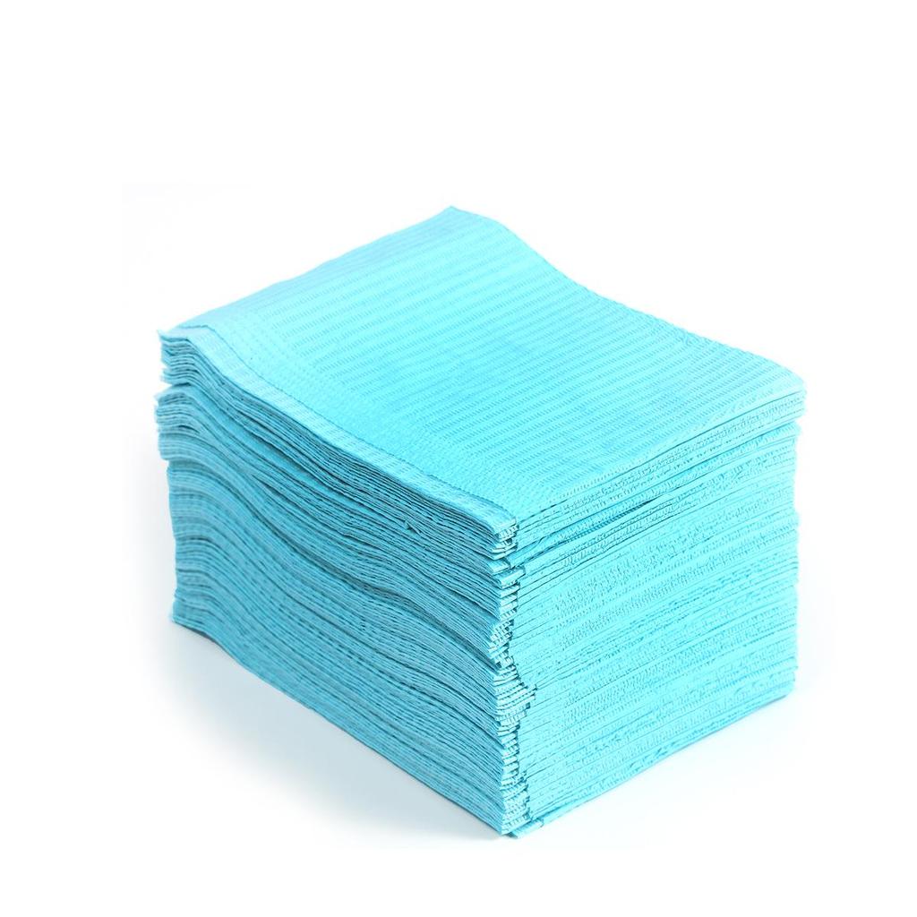 Waterproof Disposable Tattoo Table Mat with Laminated Paper Placemat and Bib Scarf