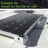 ABS Solar Panel Mounting Brackets Drill-Free Corner Bracket Support Kit for Wood Frame RV Boat Campers Caravans Hood
