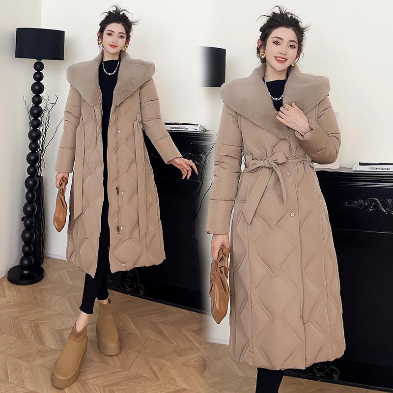 

New Women s Lightweight Detachable Sleeves Thin Hair Collar Hooded Thickened Warm Sports Casual Loose Lightweight Jacket Coat Cotton Clothing 7XL