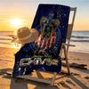 Club Deportivo Guadalajara Print Beach Towel Design, Soft, Lightweight. for Home Bathroom, Spa, Pool, Yoga, Surfing, Camping, Gift for Family, Friend