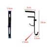 Metal Stocking Hooks Adjustable Design for Mantle Rust Resistant Screws Supports Christmas Stockings and Festive Decorations
