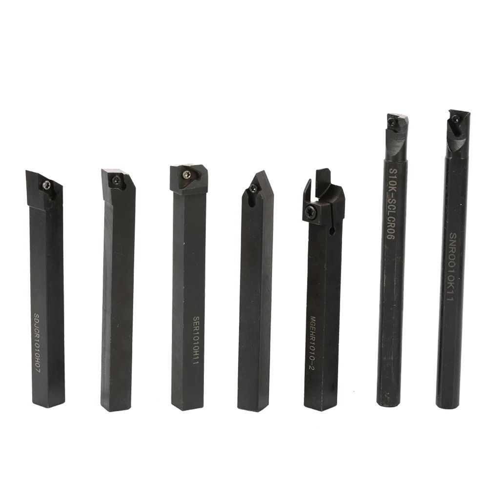 Carbide Inserts Boring Bar Stainless Steel Lathe Turning Tool Kit Rod Holder  Lathe Tool