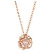 Swarovski Constella Delicate Design Cubic Zirconia Necklace Women necklace Rose-Gold Pink 5744244