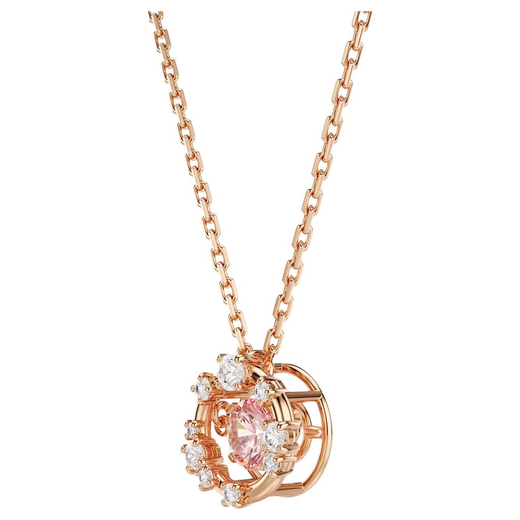 Swarovski Constella Delicate Design Cubic Zirconia Necklace Women necklace Rose-Gold Pink 5744244