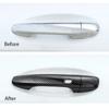 Car Exterior Carbon Fiber Style Door Handle Cover Trim Fit For Mercedes Benz GLC E Class W205 X253 W213 2016 2017 2018 