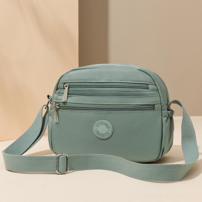 Damska torba na ramię z wieloma kieszeniami Lekka nylonowa torba crossbody dla mam w średnim wieku