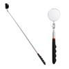 Portable Retractable Metal Inspection Mirror with Pen Clip - Ideal for Car Chassis and Auto Repair Tools