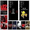 Band U-U2 Rock Měkký kryt na telefon Pro Samsung Galaxy S22 S23 S24 S25 Edge S26 Ultra S20 FE S21 Plus + Fundas Coque Galaxy S20 S21 S