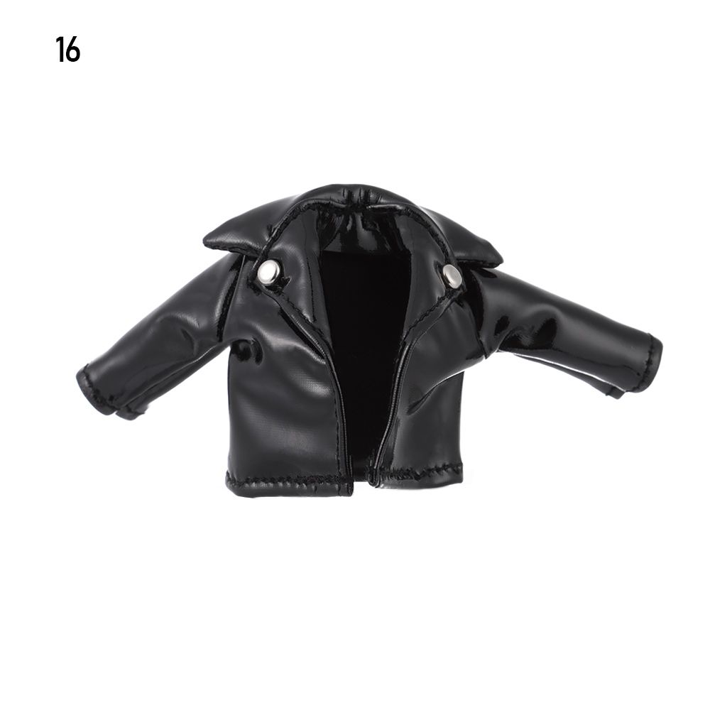 Cool 1/12 Dolls Kids Gift Toys Hoodies Doll Jeans PU Leather Jackets Fashion Ripped Pants