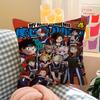 My Hero Academia Pillow Covers Cartoon Sofa Decorative Home Double-sided Printing Short Plush Cute Cushion Cover