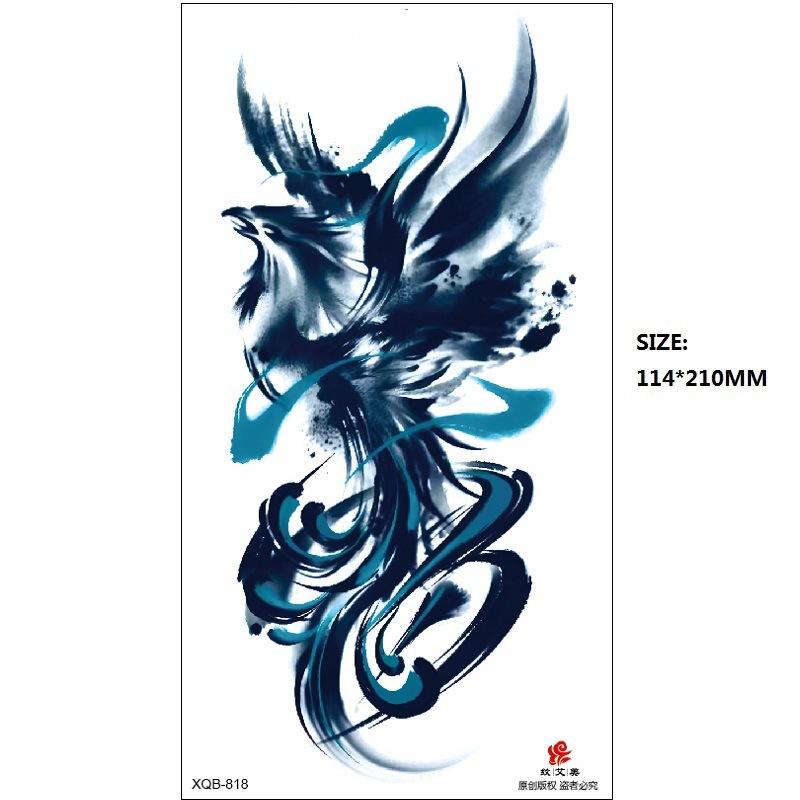 Men'S Auspicious Animal Hand-Painted Color Temporary Waterproof Tattoo Sticker Simulation Tattoo Sticker