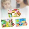 Wooden Jigsaws Puzzle Sturdy Fine Motor Skill Montessori Toys Preschool Learning for Baby Girls Boys 1 2 3 Year Old Kids Gifts
