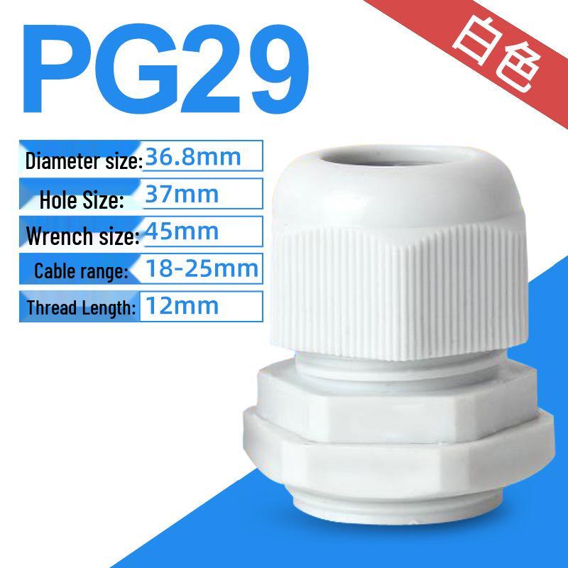 Nylon Waterproof Cable Connector - PG7/9/11/M12/M16 Sealing Gland