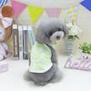 Kostenloser Versand Haustierkleidung Hund Tanktop ärmellos Kleidung Hunde Katzen Freizeit Einfach Lächeln Rosa Blau Stilvoll Klein Mittel Kleidung