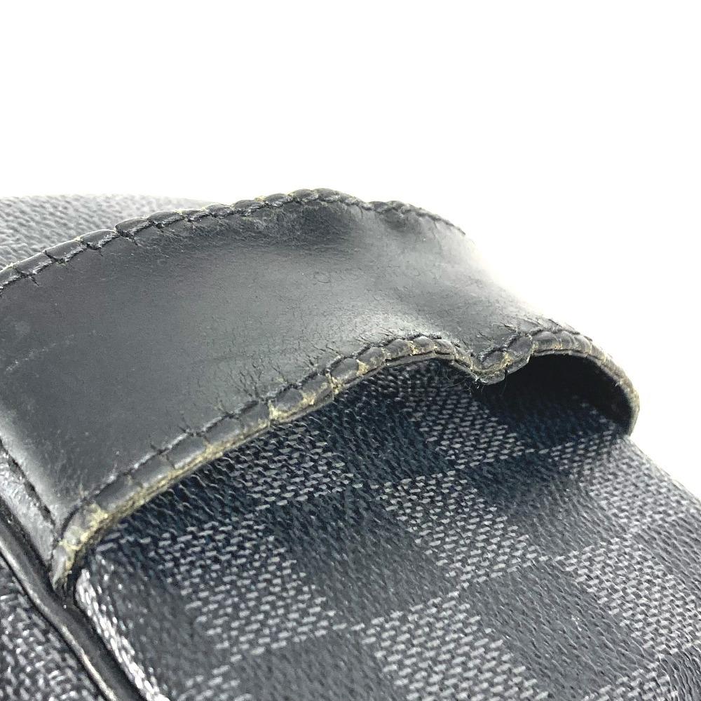 Louis Vuitton N47625 Damier Graphite Makeup Cosmetics Pouch Clutch Bag