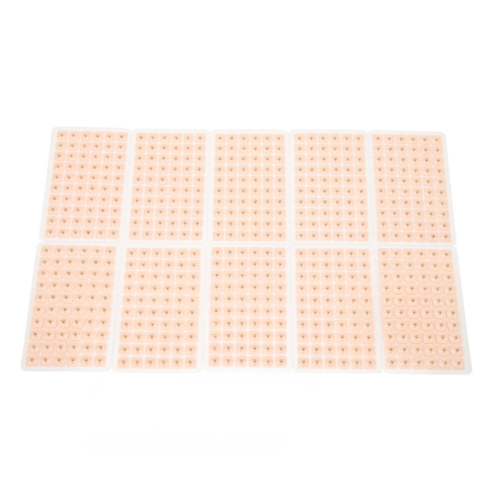 

600 шт. Наклейка на ухо, массажная детоксикация, портативная, в форме шара, наклейка на ухо, акупунктура