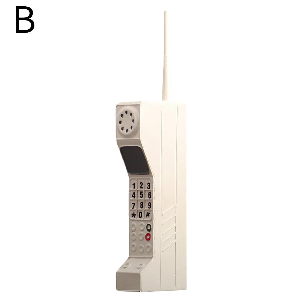 Retro Mobile Brick Phone Model 80'S 90'S Old Classic Design Telephone Model Old-Fashioned Telephone Model Decoration Ornament