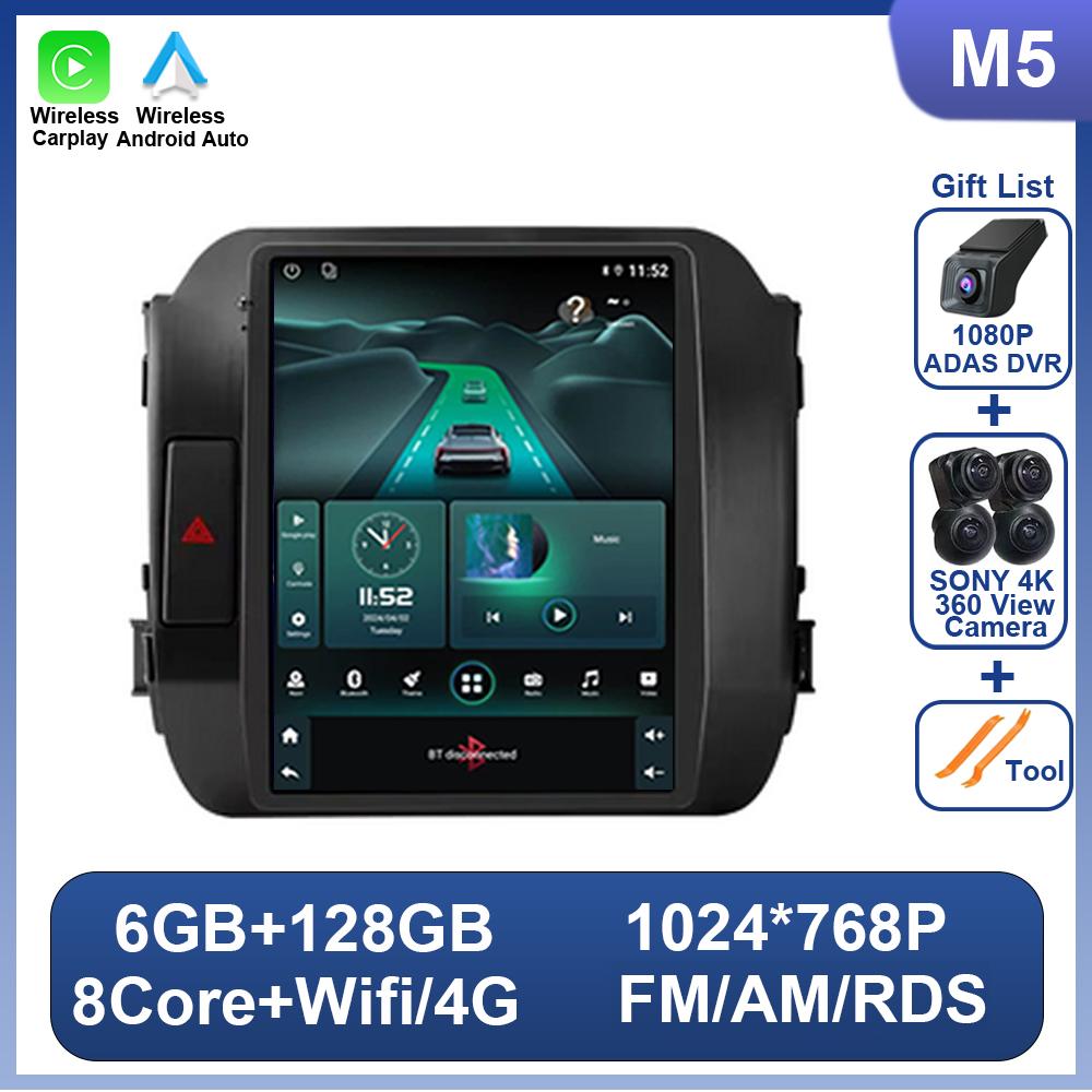 Android 14 Car Radio For Kia Sportage 3 SL 2010-2016 9.7 Inch 4G Wireless CarPlay Multimedia Player GPS Android Auto 2 Din