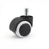Caster Wheel, Universal Garbage Bin Accessory, Easy Installation Plain 0.73cm 2pcs