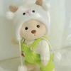 Joint Bear Plush Doll with Clothes - Perfect Gift for Girls & Dorm Room Decor