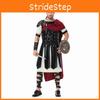 Halloween Roman Warrior Costume For Stage Performances With Cotton Blend Fabric