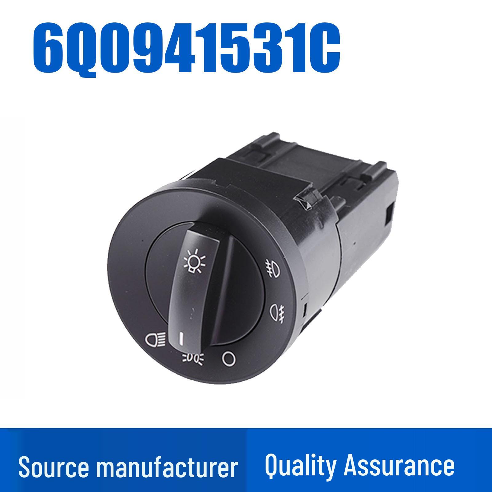 Volkswagen Headlight Switch 6Q0941531C for Caddy3, Polo, Sharan, Transporter T5 Electric