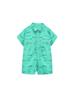 Boys' Trendy Korean Style Summer 2026 Short Sleeve Printed Romper