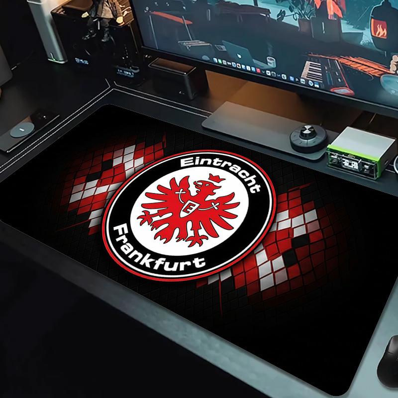 Tappetino per Mouse Colore Eintracht Frankfurt Grande Cuscino per Tavolo da Gioco Antiscivolo per Laptop Tablet Mousepad Grande Tappetino XXL Mini PC Playmat Con Bordo Bloccato