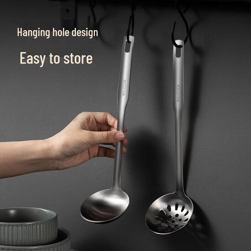 Stainless Steel Hot Pot Ladle & Skimmer Set