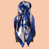 1PC Women's Fashion Satin Square Scarf 90x90inch Multi-use Beach Headscarf Hair Towel Party Accessory Top Quality