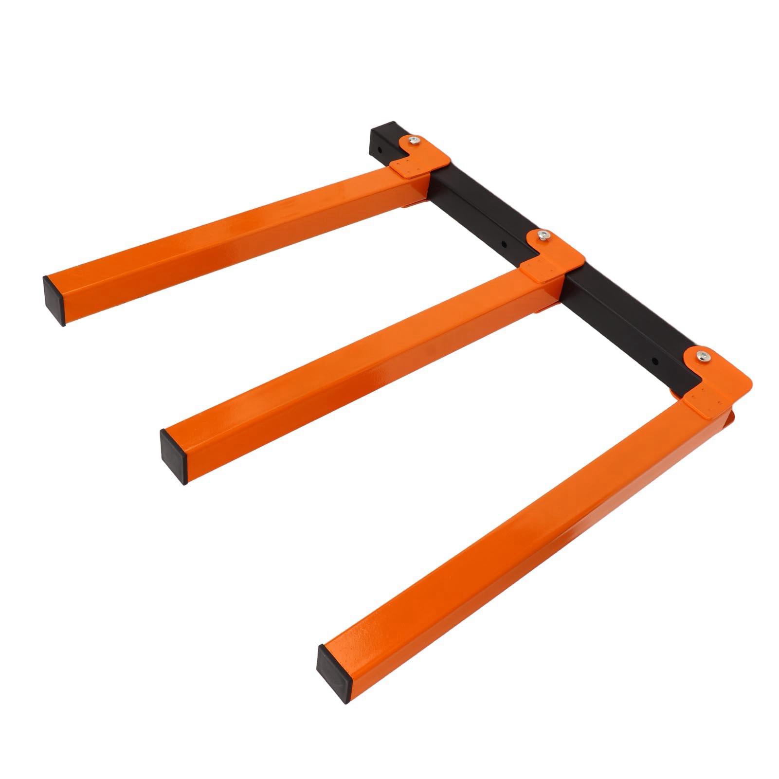 

4Pcs Wall Mount Wood Organizer Steel Strong Bearing Space Saving Lumber Storage Metal Rack for Indoor Outdoor Use
