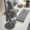 Adjustable Controller Storage Rack 3/4 Layers Gaming Headset Hanger Desktop Organizer with Non-slip Gasket And Stable Base