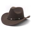 Ethnic Style Pearl Accessories Tibetan Western Cowboy Hat Top Hat Men'S And Women'S Felt Hat Jazz Hat