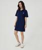AWESOME STUDIO Collared Pique Dress Navy