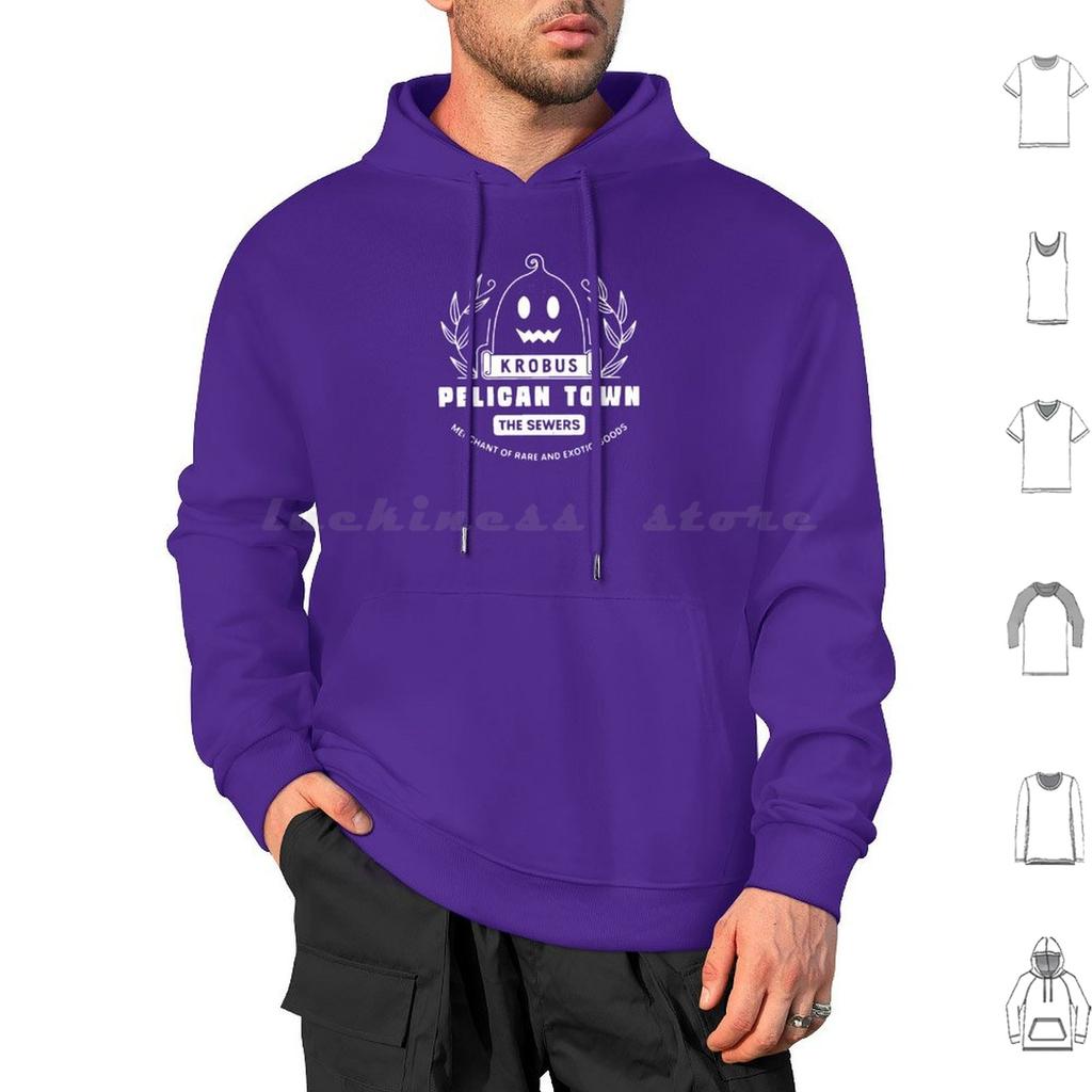 Krobus Merchant Hoodie Cotton Long Sleeve Junimo Junimos Stardew Valley Valley Game Gaming Gamer Video Game Video Games