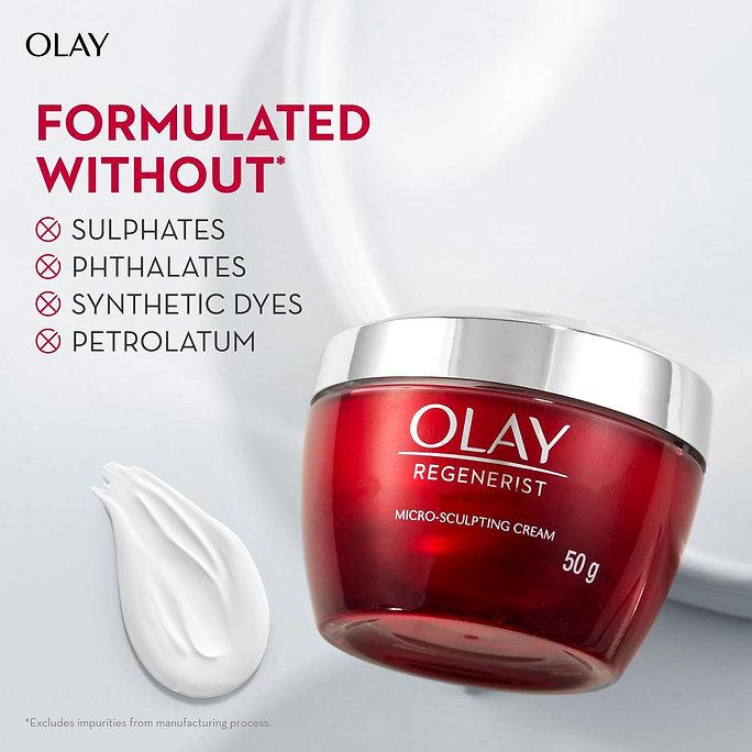 Olay Regenerist Micro-Sculpting Day Cream, 50gm Each (Pack of 2)