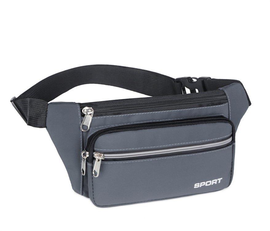 Men's and Women's Waterproof Waist Bag Multifunctional Large Capacity Casual Sports Wear-resistant Mobile Bag