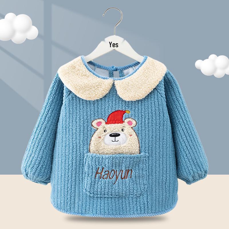 

Дитячий водонепроникний комбінезон з коралового флісу - Теплий, стійкий до плям, м який для осені/зими - Хлопчики, Дівчата, Малюки Size 120 (5-6 years)