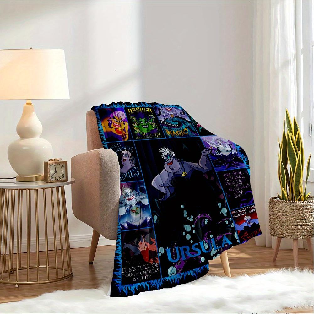 1pc Velvet Ursula Villains Poster Print - Perfect for Bedding Throw Blanket, Couch