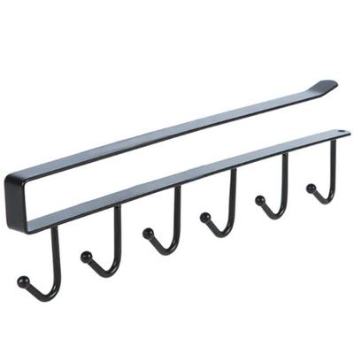 Armadio di Ferro 6 Ganci Abiti Gadget Appendiabiti Scaffale Organizzatore Cucina Scaffale
