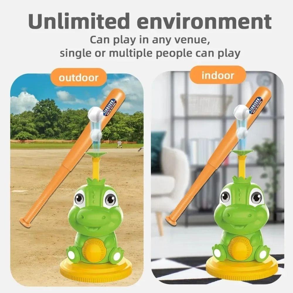 1 Set Sport Games Kids Baseball Trainer with 3 Balls Batting Practice Toys  Children's Toy