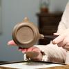 Handmade Yixing Purple Clay Teapot Set - Antique-Style Tangyu Side Handle