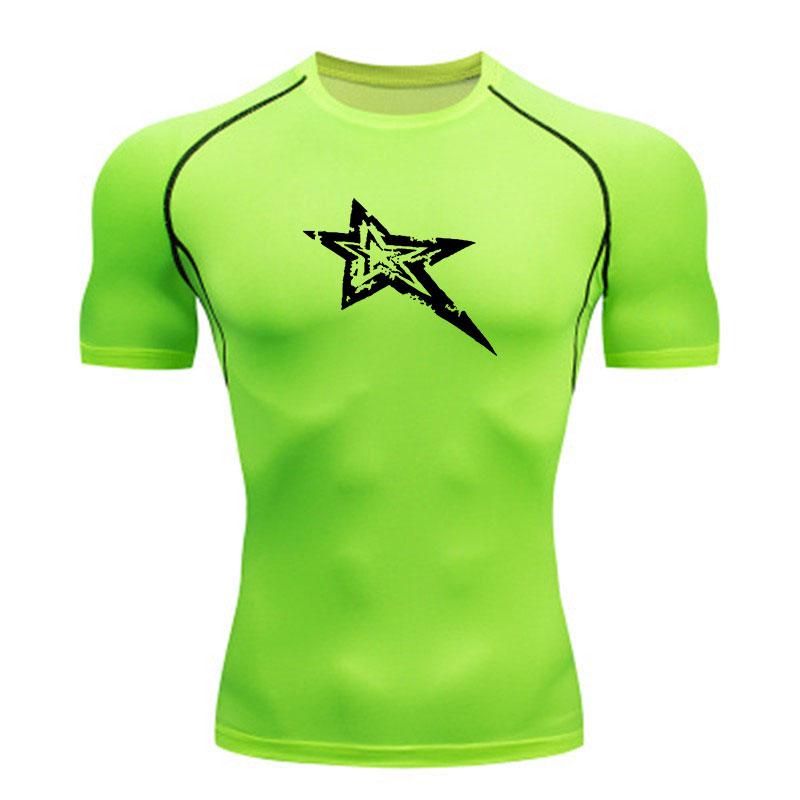 Men's Compression Athletic T-Shirt, Quick Dry Breathable Wor