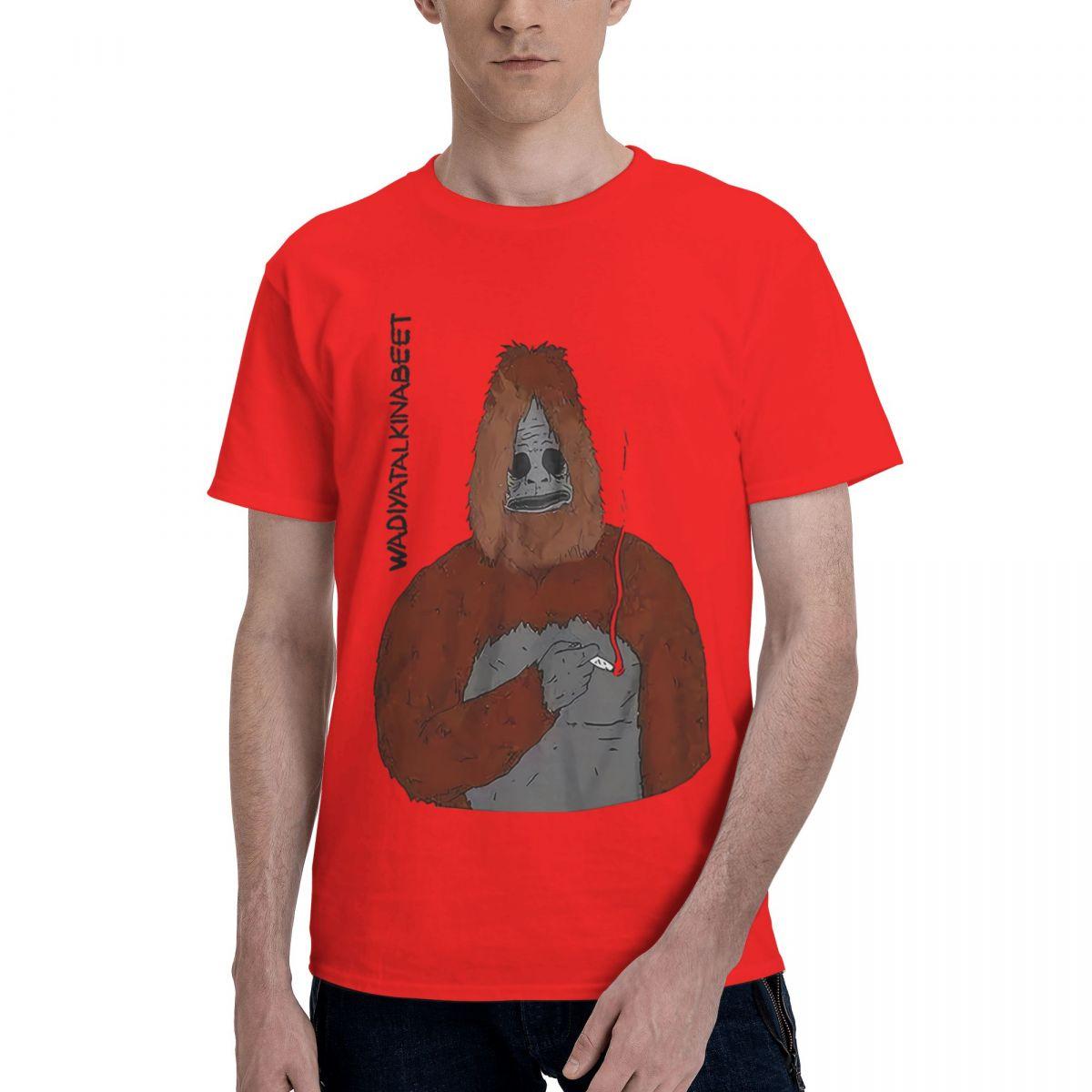 

Sassy The Sasquatch Smoke 100 Cotton Casual Breathable Confortable Manga Designer Clothes Men Funny Gifts S
