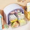 Dopamin Desktop Aufbewahrungsbox Schubladentyp Unterteilt Kosmetik Aufbewahrungsregal Große Kapazität Schreibtisch-Organizer für Studentenwohnheim
