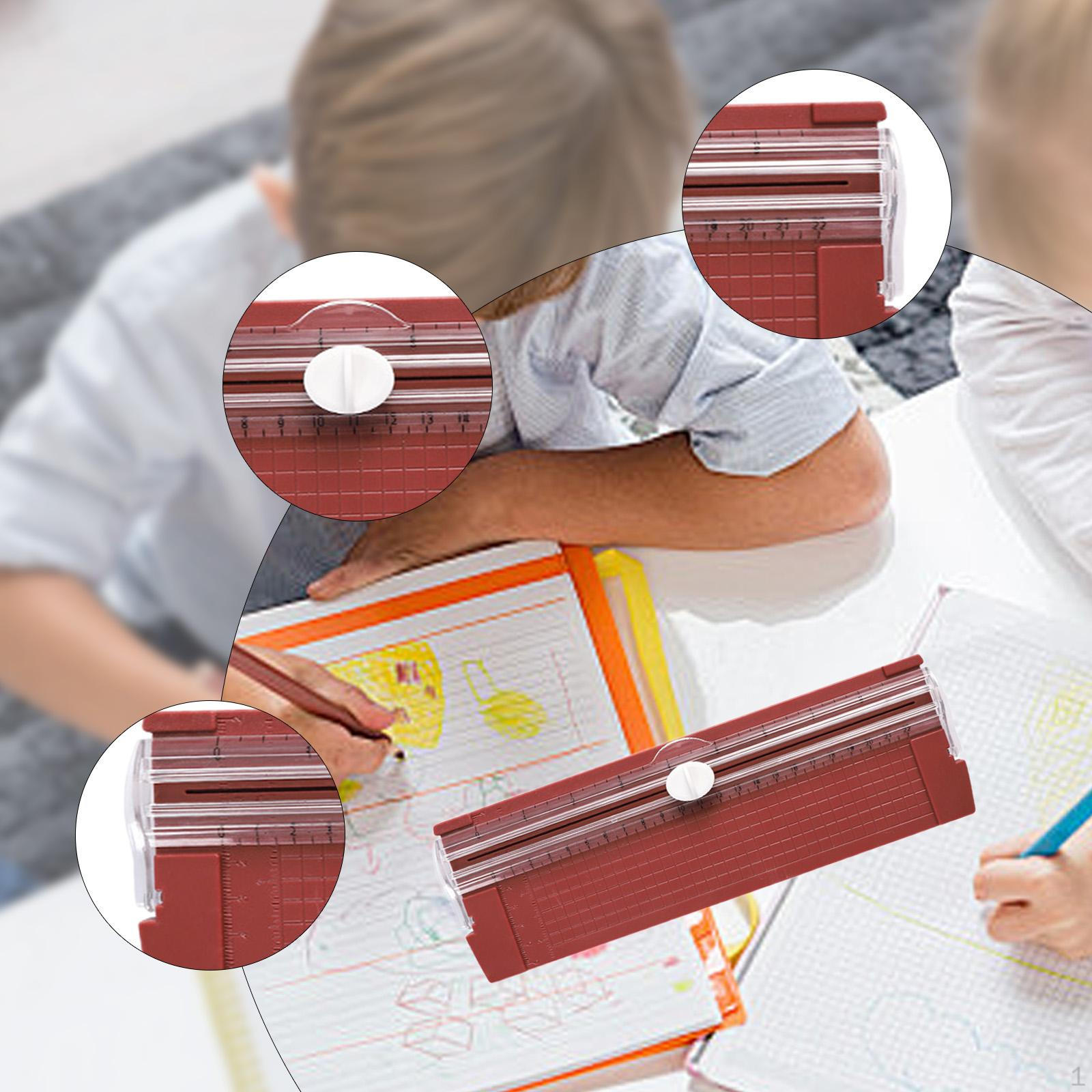 

A4 Paper Cutter Slider Trimmer Anti Slip Crafting Scrapbooking Supplies Cutting Tool for червоний