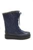 Women Modern Stylish Fashion Boots Genuine Leather Navy Blue Handmade Comfortable Casual Snow Boots